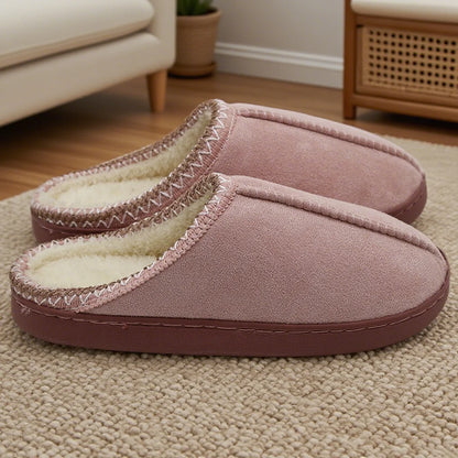 SnuggleStep Cotton Slippers for Cold Days